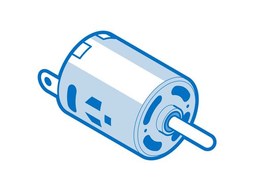 4681A20197F - LG Air Conditioner DC Motor Assembly