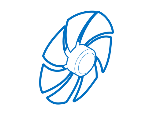 5901A20050A - LG Air Conditioning Cross Flow Fan Assembly