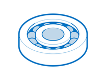 Immagine Includes shaft, bearings, seals, grease, adhesive, and spanner nut for washer repair.